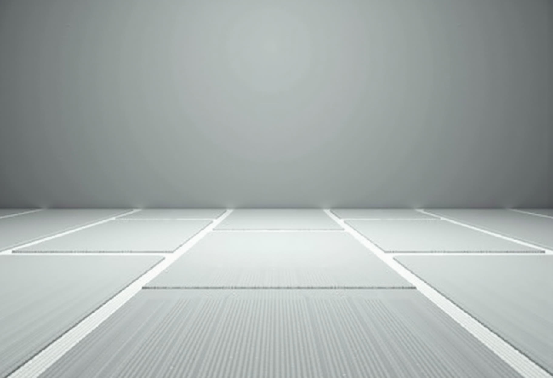 Competition floor taped and marked